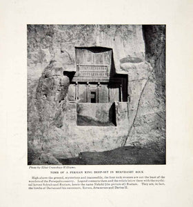 1924 Print Tomb Persepolis Darius Xerxes Artaxerxes Crawshay-Williams XGTC9