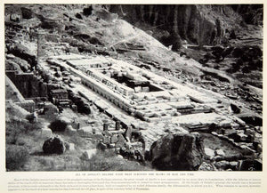 1924 Print Apollo Delphic Temple Hexstyle Doric Ionic Alkmaioinids XGTC9