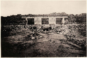 1895 Heliogravure Mexico Mitla Oaxaca Ruins Zapotec Pre-Colombian Dig Site XGU3