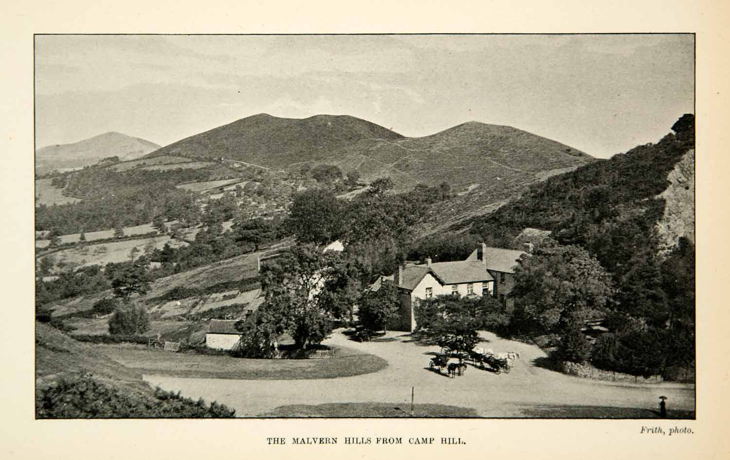 1902 Print Malvern Hills Camp Wales United Kingdom Landscape Cityscape XGUC8