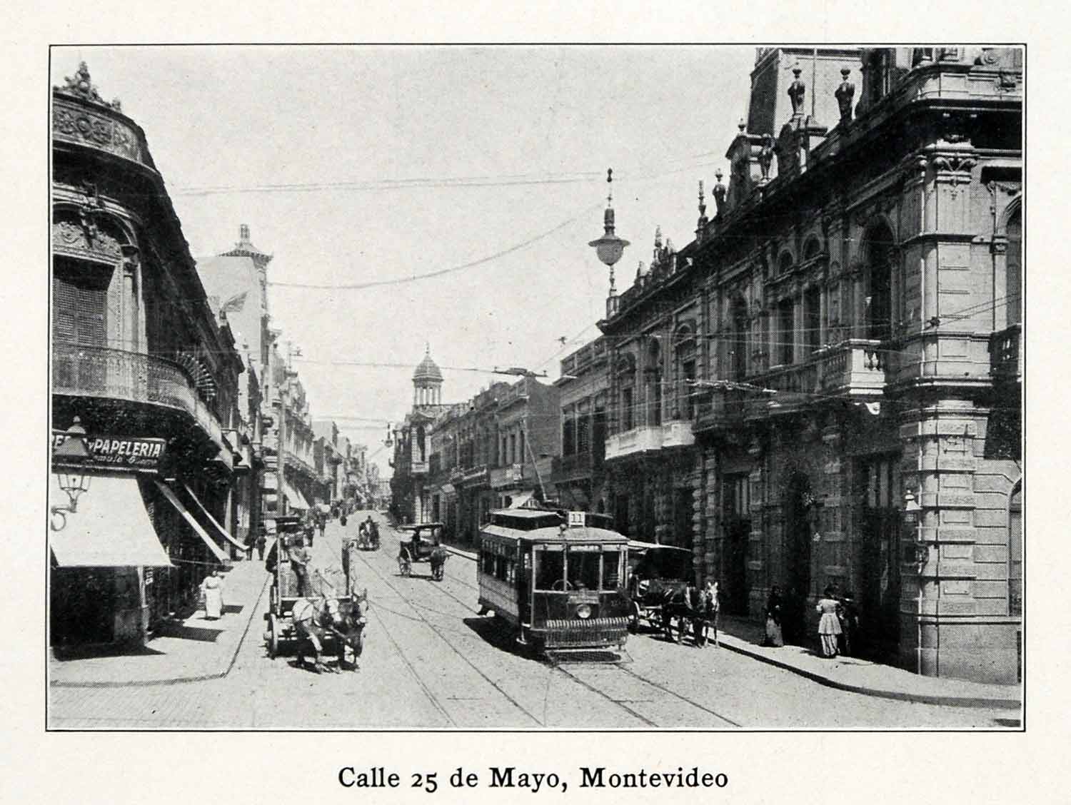 1915 Print Building Calle 25 Mayo Montevideo Capital City Avenue XGV6