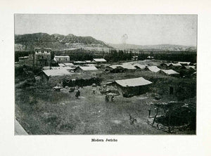 1915 Print Jericho Aerial View Town Historic Biblical Dwelling Desert XGVA4
