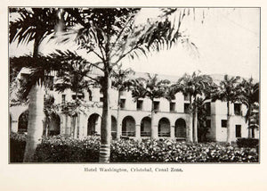 1924 Print South America Hotel Washington Cristobal Canal Zone Panama XGVA7