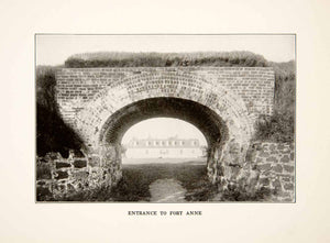 1930 Print Entrance Fort Anne Annapolis Royal Nova Scotia Canada Gateway XGVB4