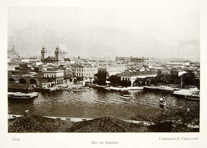 1913 Print Rio De Janeiro Brazil South America Marvelous City Guanabara XGVB7