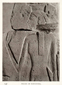 1906 Print Figure Bantantha Sinai Egypt Archeology Geology Ancient Historic XGW4