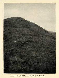 1926 Print Adams Grave Avesbury Wiltshire England Wodnesbeorg Long Barrow XGW5