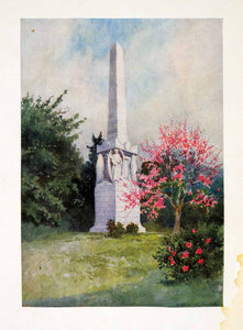 1906 Print Crimean War Memorial British Cemetery Haydarpasa Haidar Pasha XGX2