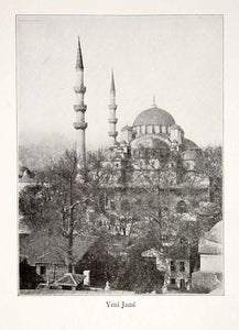 1926 Print Yeni Camii New Mosque Stamboul Istanbul Constantinople Turkey XGXA3
