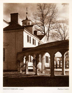1947 Photogravure George Washington Mount Vernon Fairfax County Virginia XGXB2