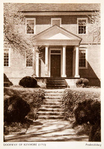 1947 Photogravure Doorway Kenmore Betty Washington Fielding Lewis XGXB2