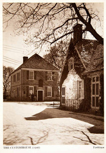 1947 Photogravure Custom House Yorktown Virginia Colonial America XGXB2