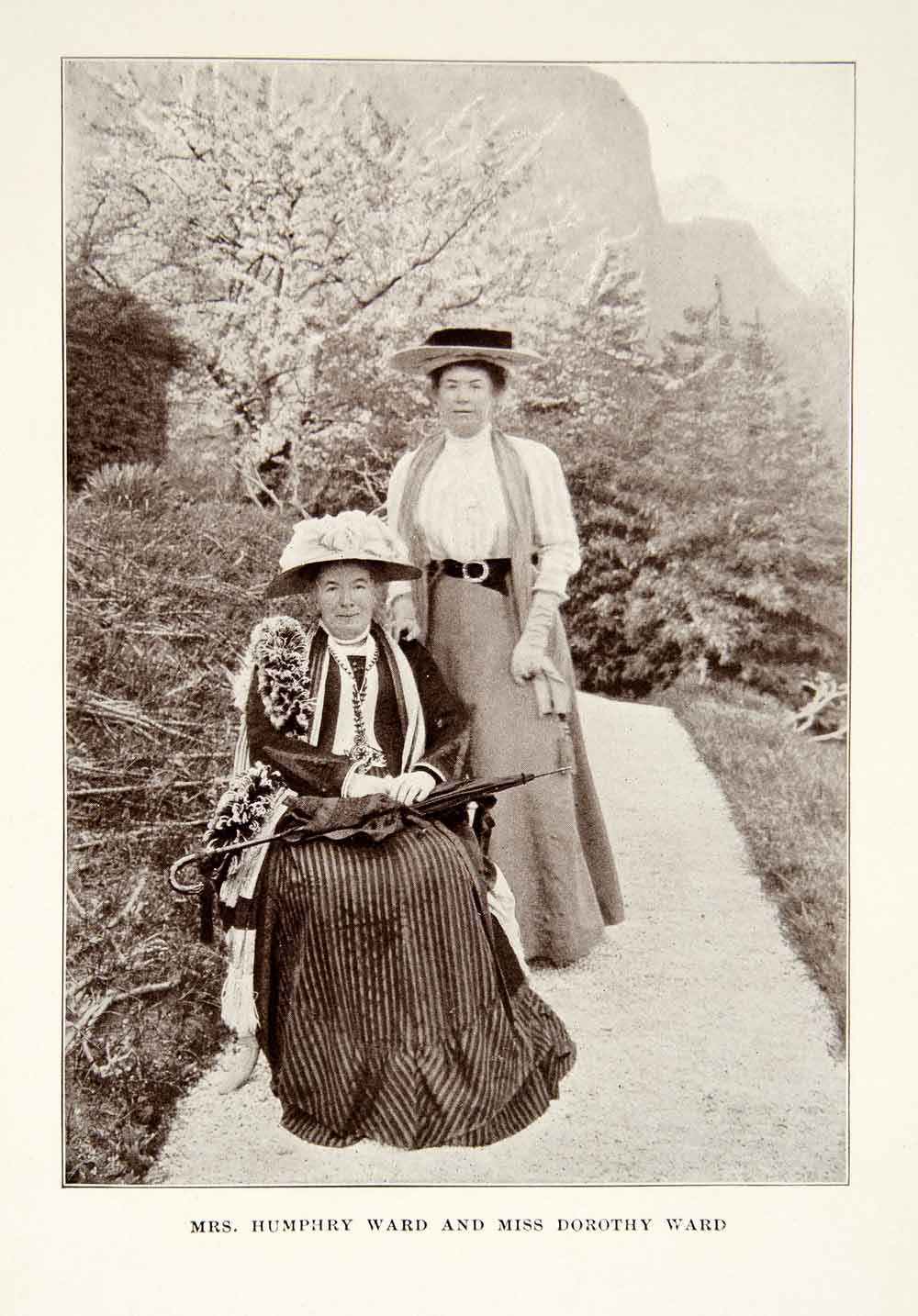1914 Print Miss Humphrey Ward Dorothy Women Victorian Costume Mary Augusta XGXC2