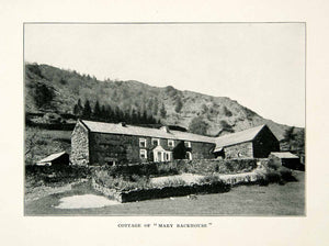 1914 Print Cottage Mary Backhouse Jim Estate England Countryside Residence XGXC2
