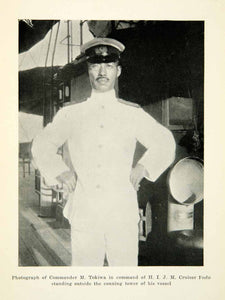 1923 Print Commander M Tokiwa Yodo Uniform Sailor Portrait Historic Ship XGXC7