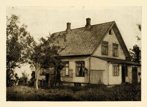 1922 Print Staff House Arctic Coal Company Tromso Nord Tromsovaering Isle XGY9
