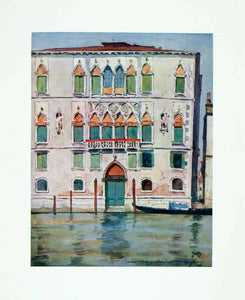 1912 Color Print Palazzo Contarini degli Scrigni Venice Italy Moritmer XGYA1