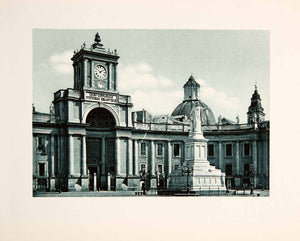 1901 Photogravure Piazza Monument Dante Alighieri Carlo Balboni Parc XGYA6