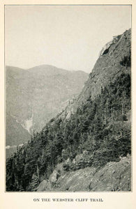 1925 Print Mount Webster Cliff Trail White Mountains New Hampshire XGYB1