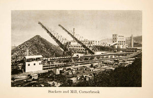 1926 Photogravure Stackers Mill Corner Brook Newfoundland Canada Industry XGYB7