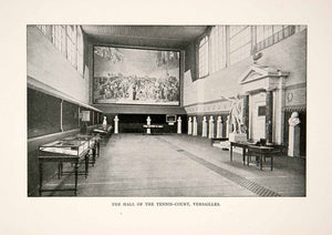 1902 Print Hall Tennis Court French Revolution Versailles Palace Paris XGZA4