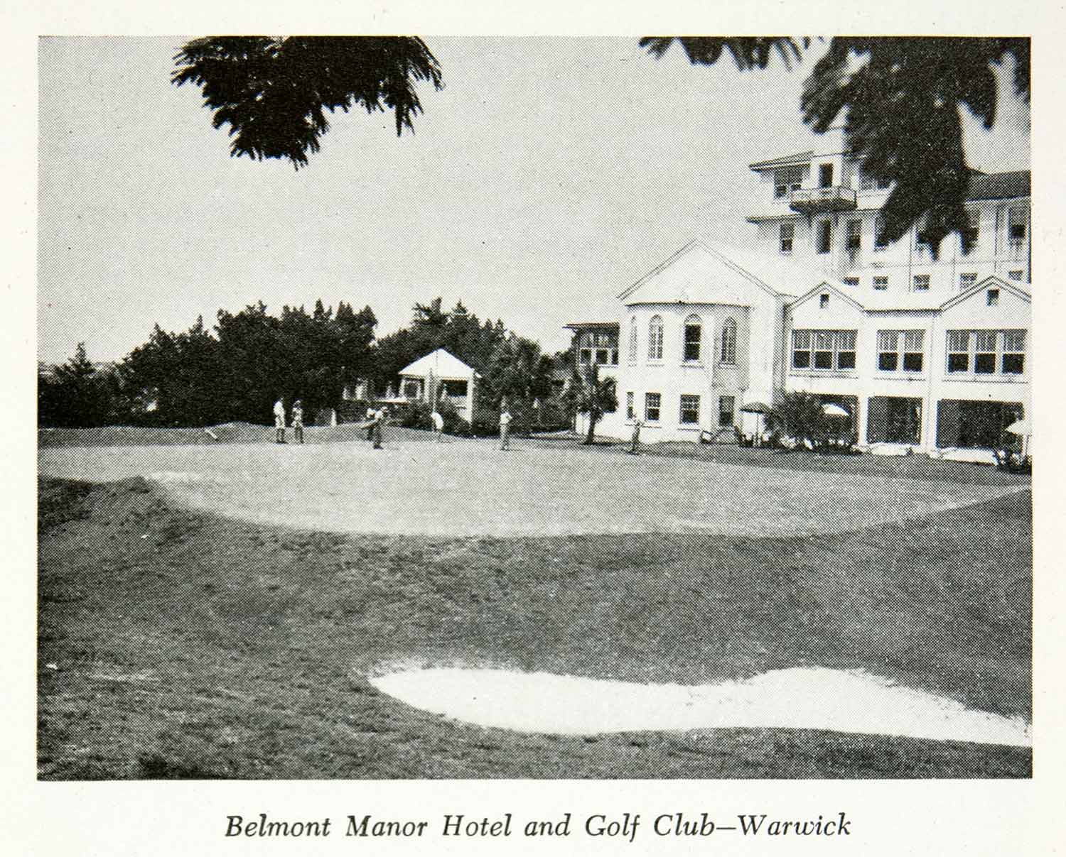 1947 Print Belmont Manor Hotel Golf Country Club Warwick Bermuda Sports XGZA6