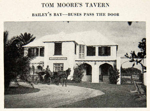1947 Print Tom Moore Tavern Baileys Bay Walsingham House Hamilton Parish XGZA6
