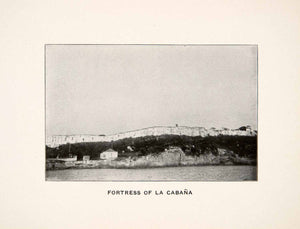 1906 Print La Cabana Fortress Landscape Havana Cuba Historic Image St XGZB8