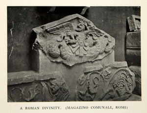 1905 Print Roman Divinity Magazino Comunale Rome Municipal Warehouse Godess XHD4