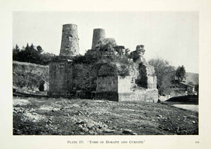 1914 Print Tomb Horatii Curiatii Castra Albana Hill Castelli Romani Latium XHD8