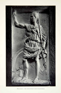 1941 Print Polybius Relief Greek Historican Hellenistic Statesman Portrait XHE3