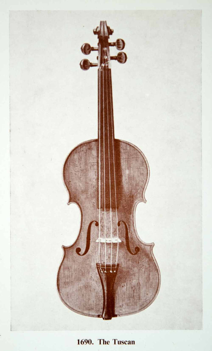 1961 Print Antonio Stradivari Tuscan Violin Music String Instrument Am ...