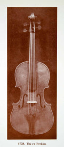 1961 Prints Antonio Stradivari Ex Frederick Perkins Violin Musical XMA4