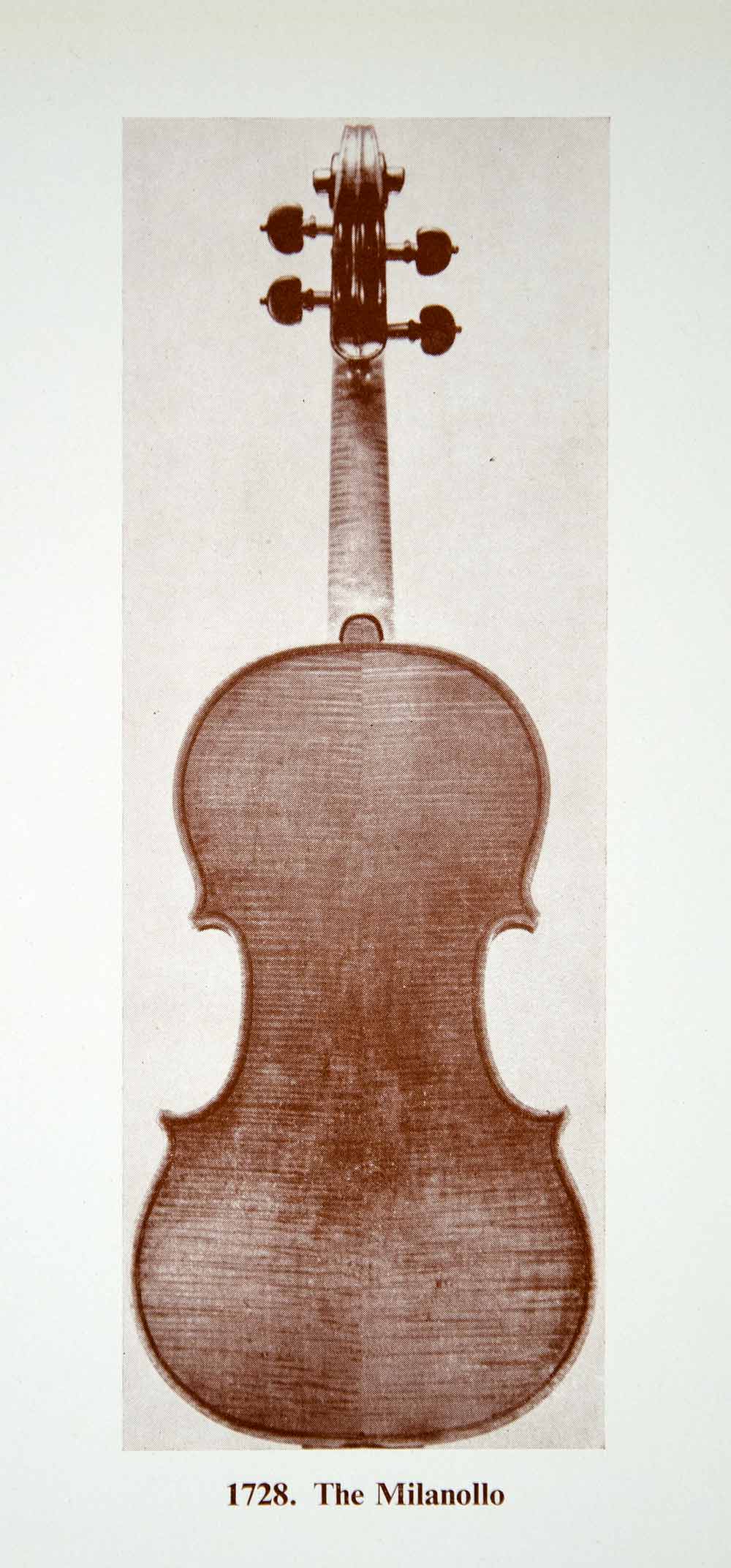 1961 Prints Antonio Stradivari Dragonetti-Milanollo Violin Musical XMA4