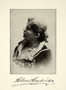 1900 Print Helene Hastreiter Portrait Soprano Opera Singer Music Victorian XMA5