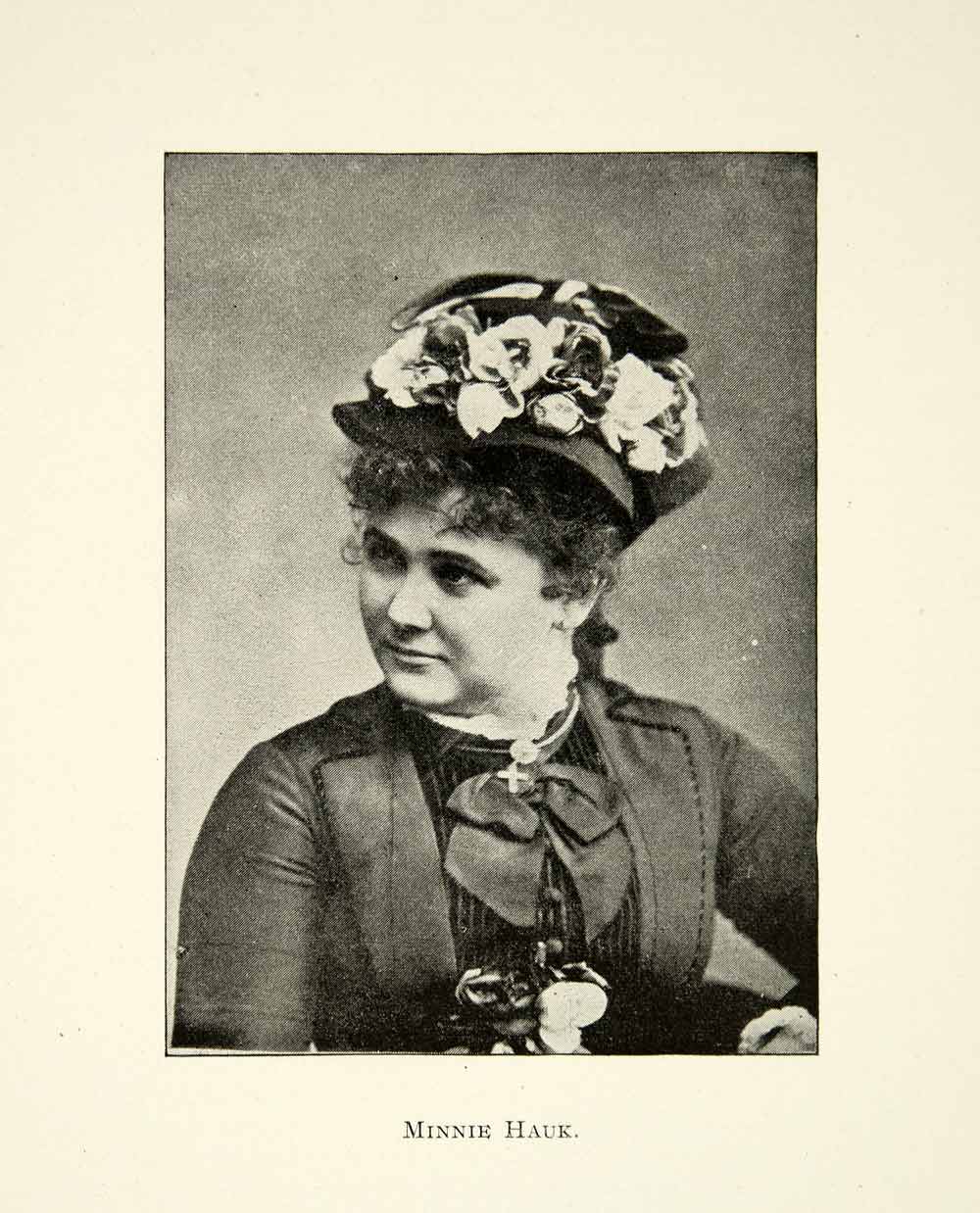 1900 Print Minnie Hauk Portrait Soprano Opera Singer Music Victorian E ...