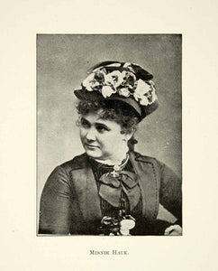 minnie hauck 1900 Print Minnie Hauk Portrait Soprano Opera Singer Music Victorian E –  Period Paper Historic Art LLC