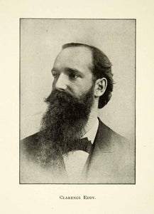 1900 Print Clarence Eddy Portrait Organist Musician Composer Victorian Era XMA5