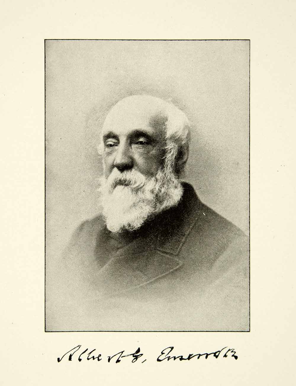 1900 Print Albert G Emerick Portrait Music Composer Professor Victorian Era XMA5