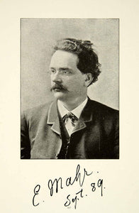 1900 Print Emil Mahr Portrait Violinist Music New England Conservatory XMA5