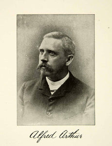 1900 Print Alfred Arthur Portrait Cleveland School Music Ohio Founder XMA5