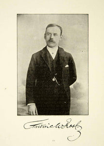 1900 Print Frederic Woodman Root Portrait Vocal Music Pedagogue Organist XMA5