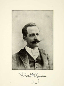 1900 Print Wilson G Smith Portrait Pianist Composer Music Victorian Era XMA5