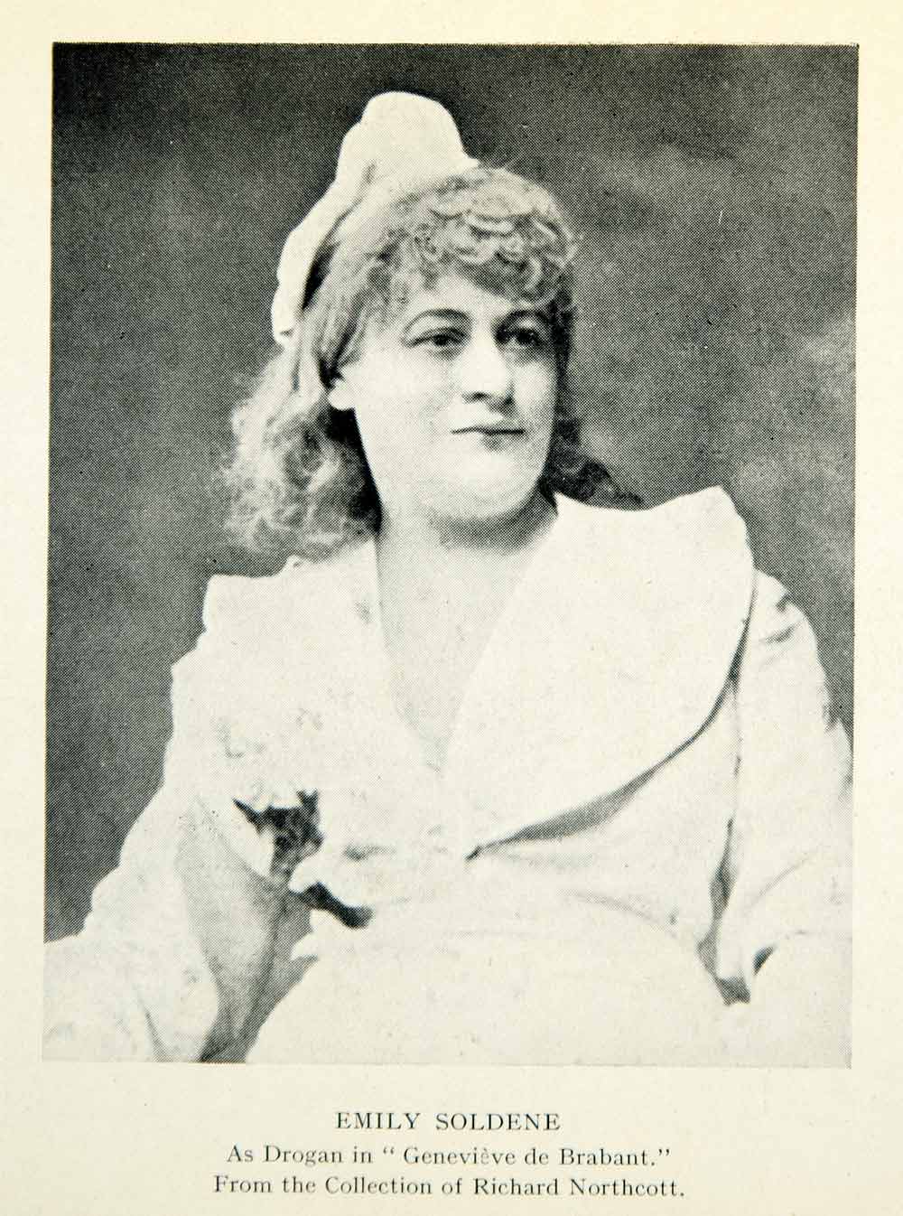 1927 Print Emily Soldene Drogan Genevieve Brabant Costume Character Theater XMB3