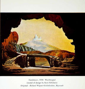 1965 Color Print Tannhauser Wartburgtal Richard Wagner Kurt Sohnlein XMC7