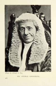 1914 Print Portrait George Grossmith  English Comedian Composer Actor Opera XMD5