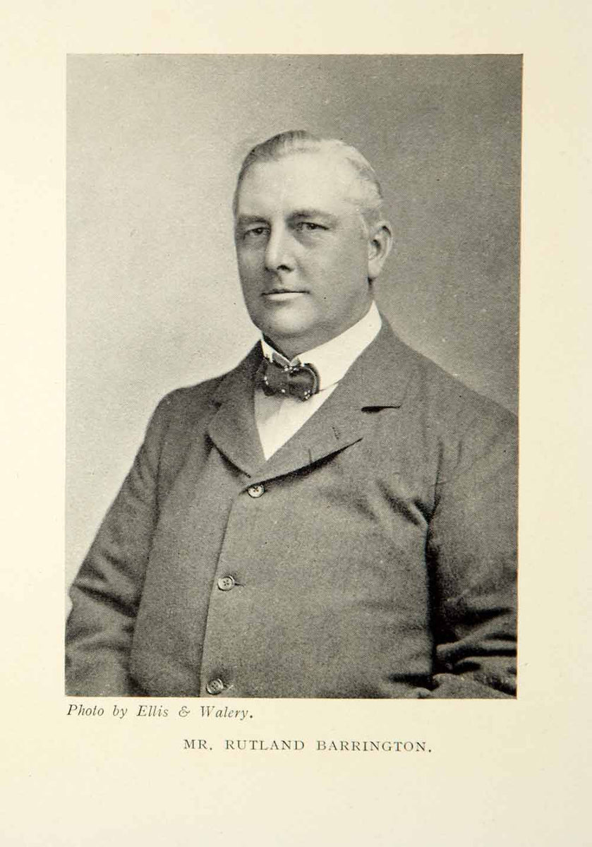 1914 Print Portrait Rutland Barrington English Actor Singer Comedian O ...