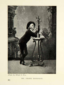 1914 Print Portrait Frank Thornton Actor Opera Singer Comedian Producer XMD5