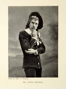 1914 Print Portrait John Jones Hewson Welsh Sing Opera Actor Costume D'Oyly XMD5