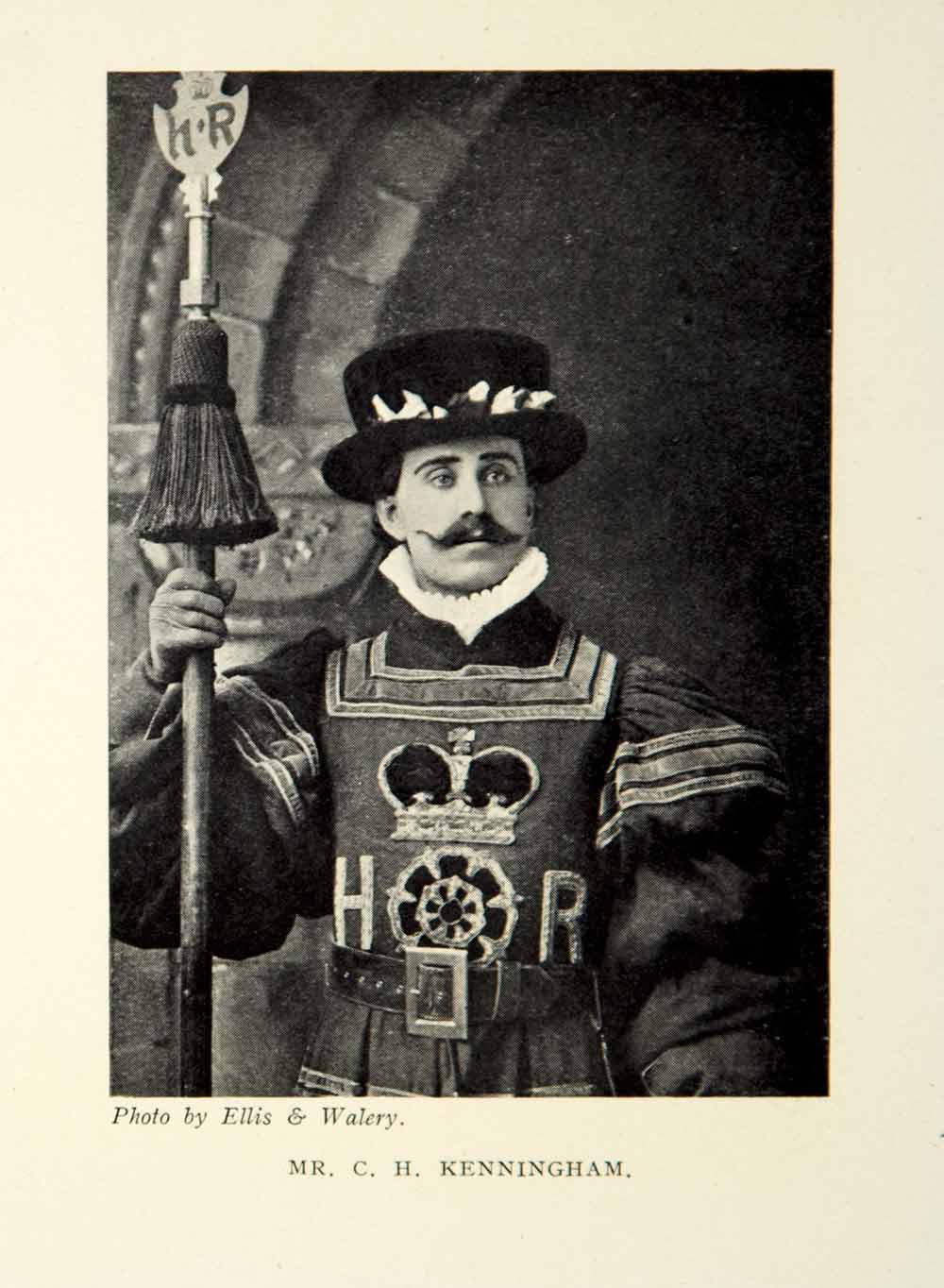 1914 Print Portrait Charles H Kenningham English Opera Singer Actor Costume XMD5